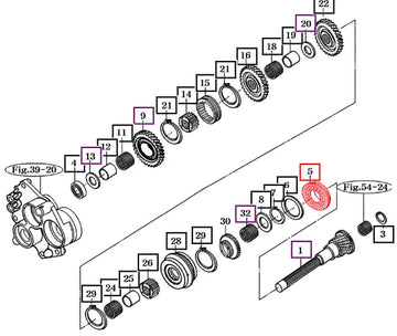 Mahindra Tractor Bearing, Ball V6001606307 Mahindra Direct Parts