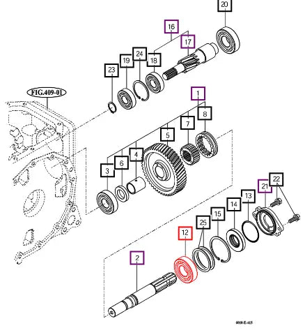 Mahindra Tractor Bearing, Ball/hl1 6307hl1 V6041106307 Mahindra Direct Parts