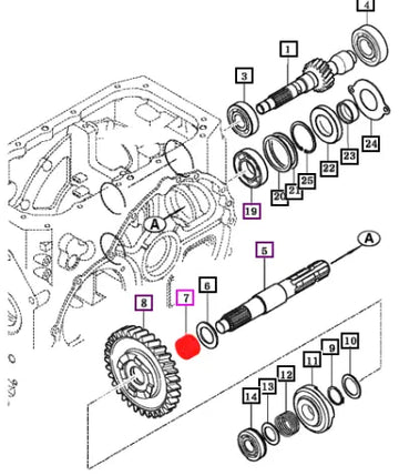 Mahindra Tractor Bearing, Needle Caged K354026 V6544354026 Mahindra Direct Parts