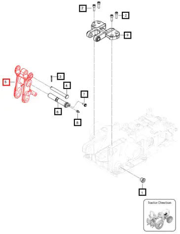 Mahindra Tractor Bell Crank 007207468V1 Mahindra Direct Parts