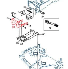 Mahindra Tractor Belly Mower Moving Mount Part A 93801006401GB Mahindra