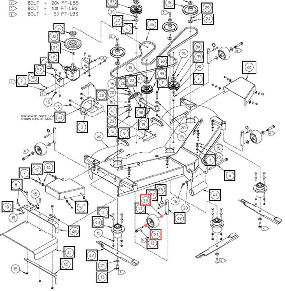 Mahindra Tractor Belly Mower Wheel Axle Bolt AME007057 (Copy) Mahindra