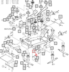 Mahindra Tractor Belly Mower Wheel Axle Bolt AME007057 (Copy) Mahindra