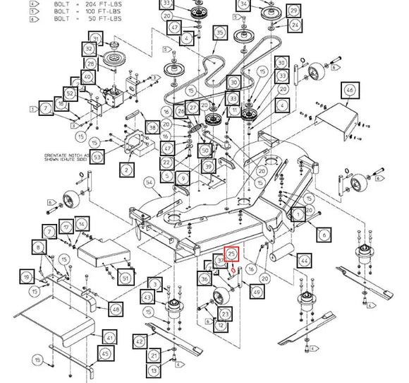 Mahindra Tractor Belly Mower Wheel Locking Ring AME008547 Mahindra