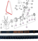 Mahindra Tractor Belt 000020325E05 Mahindra Direct Parts