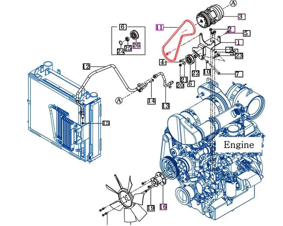 Mahindra Tractor Belt Mahindra Direct Parts