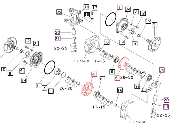 Mahindra Tractor Bevel Gear 32T 19562143000 Mahindra Direct Parts