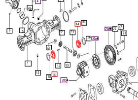 Mahindra Tractor Bevel Gear Differential E006504522D1 Mahindra Direct Parts