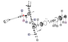 Mahindra Tractor Bevel Pinion Intermediate Reduction 006505706D1 Mahindra Direct Parts