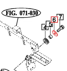 Mahindra Tractor Bind Shaft Washer Bind Shaft 35602010150 Mahindra Direct Parts