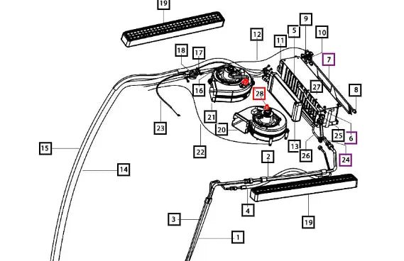 Mahindra Tractor Blower Resistor E007517873D1 Mahindra Direct Parts