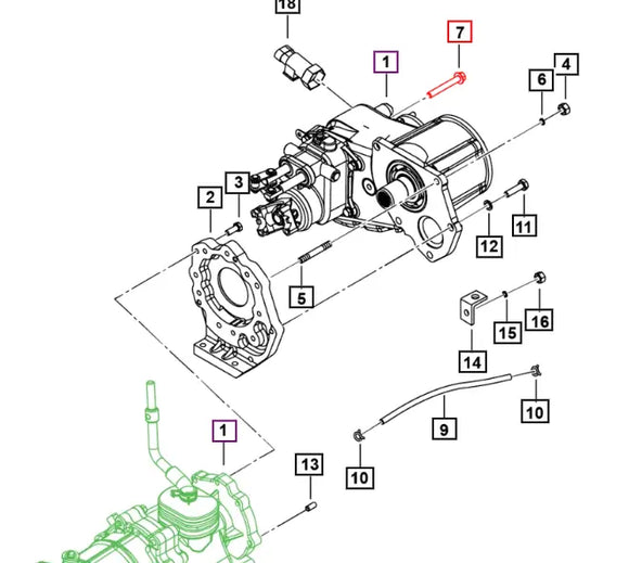 Mahindra Tractor Bolt 0052323 Mahindra Direct Parts