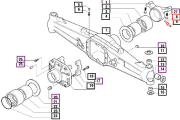 Mahindra Tractor Bolt 006500335C1 Mahindra Direct Parts