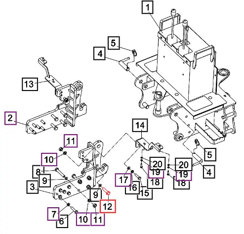 Mahindra Tractor Bolt 0310-014055 Mahindra Direct Parts