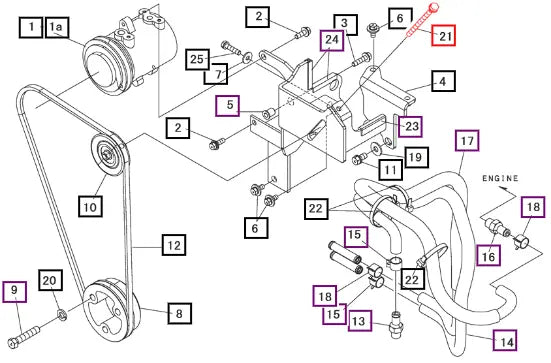 Mahindra Tractor Bolt 10446339000 Mahindra Direct Parts