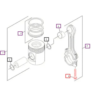 Mahindra Tractor Bolt 225-5439 Mahindra Direct Parts