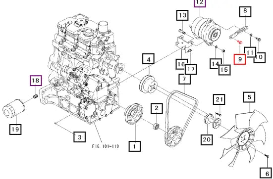 Mahindra Tractor Bolt 31S9400260 Mahindra Direct Parts
