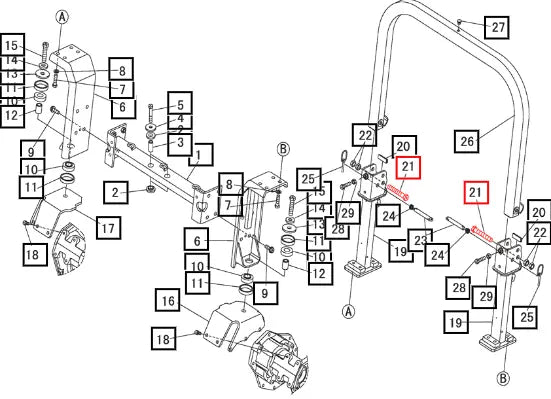 Mahindra Tractor Bolt A9450116100 Mahindra Direct Parts
