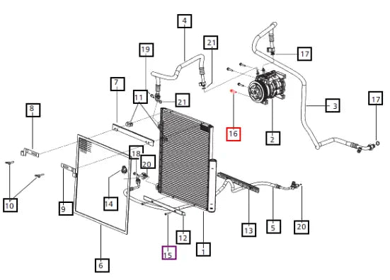 Mahindra Tractor Bolt Adjust M36-80 E007519073D1 Mahindra Direct Parts
