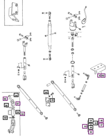 Mahindra Tractor Bolt Adjusting Check Chain (sh) 005556378R1 Mahindra Direct Parts