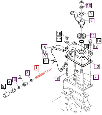 Mahindra Tractor Bolt Adjusting(adjusting Bolt) 1560154121 Mahindra Direct Parts