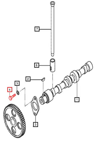 Mahindra Tractor Bolt F1005 08016 006052870N01 Mahindra Direct Parts