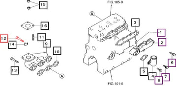 Mahindra Tractor Bolt F103508020 Mahindra Direct Parts