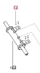 Mahindra Tractor Bolt Flange Hex M14 000020860E05 Mahindra Direct Parts