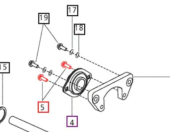 Mahindra Tractor Bolt Flanged Hex Head M10x1.5x25 000020313E05 Mahindra Direct Parts