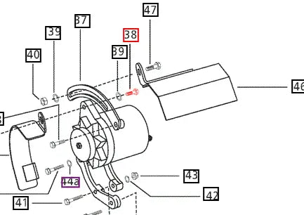 Mahindra Tractor Bolt Flanged Hex Head M10x1.5x25 000020313E05 Mahindra Direct Parts