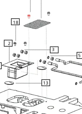 Mahindra Tractor Bolt Flanged Hex Head M8x16 000016535P04 Mahindra Direct Parts