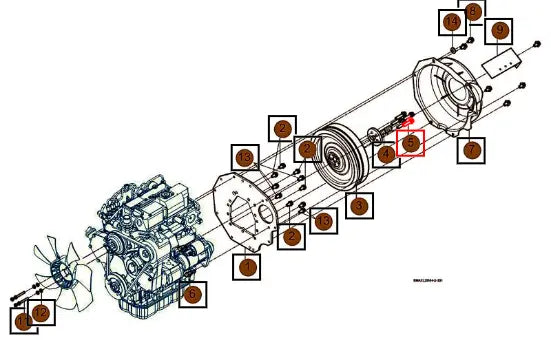 Mahindra Tractor Bolt Flywheel 14661019340 Mahindra Direct Parts