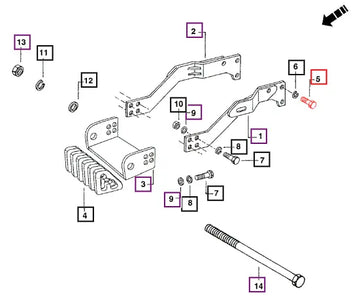 Mahindra Tractor Bolt G 19.05mm 005555986R1 Mahindra Direct Parts