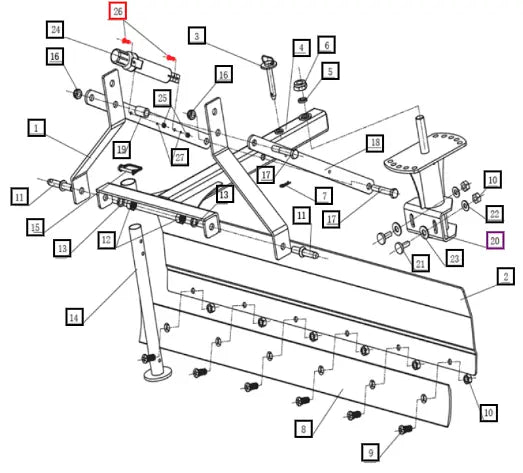 Mahindra Tractor Bolt HB51618C254G5C Mahindra Direct Parts