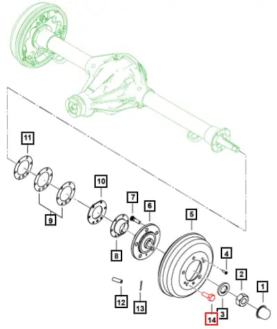 Mahindra Tractor Bolt Hex 0.375x24x1.457x8.8xzn SF0101079 Mahindra Direct Parts