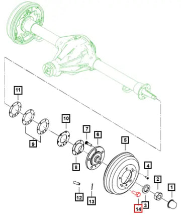 Mahindra Tractor Bolt Hex 0.375x24x1.457x8.8xzn SF0101079 Mahindra Direct Parts