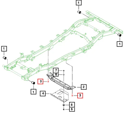 Mahindra Tractor Bolt Hex Fl M10x1.5x50x8.8xzn SF0102031 Mahindra Direct Parts