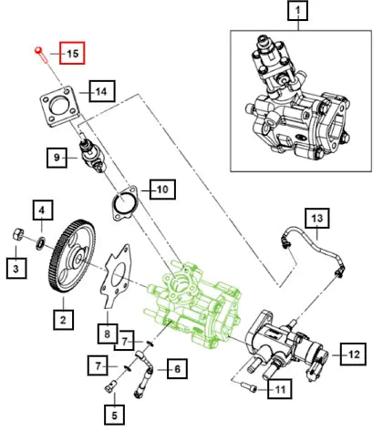 Mahindra Tractor Bolt Hex Fl M6 X 1 - 60 SF0102053 Mahindra Direct Parts
