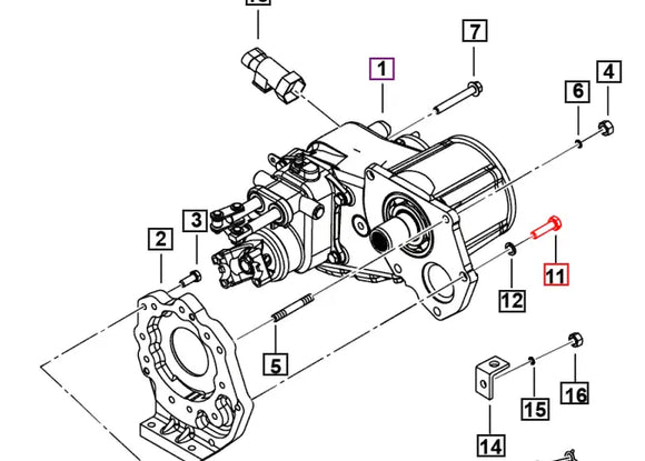 Mahindra Tractor Bolt - Hex Hd M10 1.5x35 7903201048 Mahindra Direct Parts