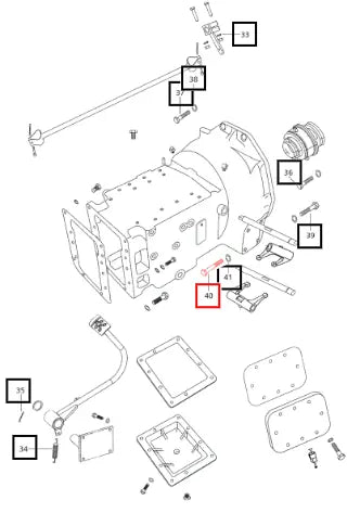 Mahindra Tractor Bolt Hex Head M12 X 1.75 X 180 007601859C1 Mahindra Direct Parts