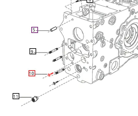 Mahindra Tractor Bolt Hex Head M12x45 000013900P04 Mahindra Direct Parts