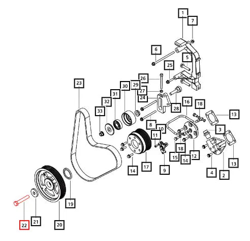 Mahindra Tractor Bolt Hex M14x1 5x85x10 9xzn SF0101074 Mahindra Direct Parts