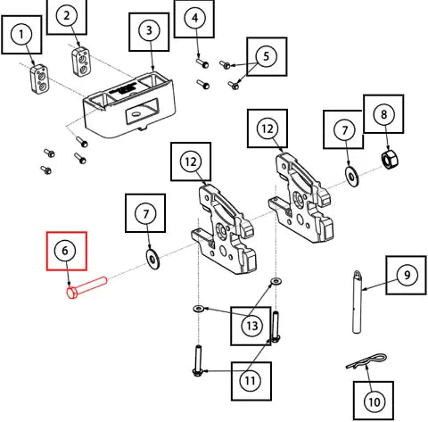 Mahindra Tractor Bolt Hex M20x2.5x120x8.8 SF0101195 Mahindra Direct Parts