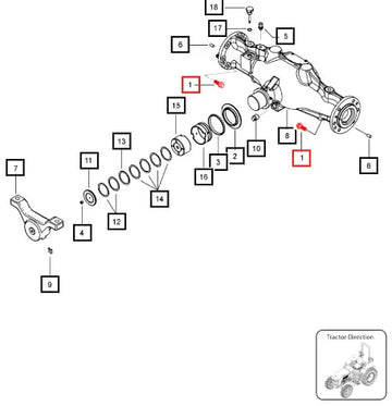 Mahindra Tractor Bolt Hex. Fl. M14 X 2 X 35 X 10.9 SF0102173 Mahindra Direct Parts
