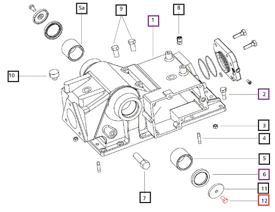Mahindra Tractor Bolt M12 X 1.75 X 20 007202063D1 Mahindra Direct Parts