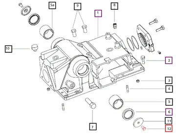Mahindra Tractor Bolt M12 X 1.75 X 20 007202063D1 Mahindra Direct Parts