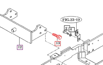 Mahindra Tractor Bolt M12x30 V2173612030 Mahindra Direct Parts