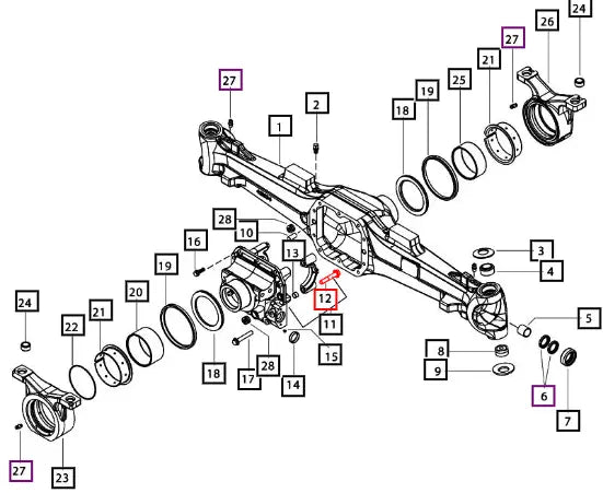Mahindra Tractor Bolt M14x2x75 006514789U1 Mahindra Direct Parts