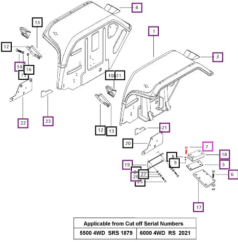 Mahindra Tractor Bolt M16 - 285 Long 007601333C1 Mahindra Direct Parts