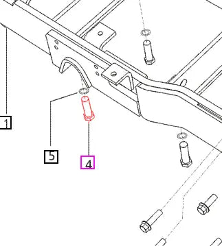 Mahindra Tractor Bolt M18x2.5 007603285C1 Mahindra Direct Parts